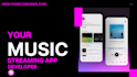develop music app, live streaming app, music streaming app