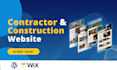 design a professional website for your construction and interior design business