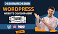 design, redesign, build, edit, copy, clone, revamp, fix update wordpress website