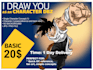 draw you as an anime character dbz