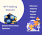 create blockchain nft staking website