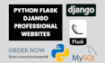 be python django flask web app full stack web developer