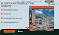 design construction company website plumbing website