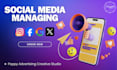 manage your business social media accounts on facebook, instagram, tiktok, x