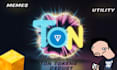 create ton token, list it dex and burn or lock lp, airdrops