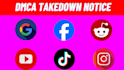 remove negative defaming content from tiktok,reddit,fb,ig,yt,google under dmca