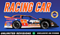 create amazing racing car,  race car wraps custom racing wrap