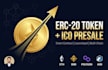 create erc20 token with ico smart contract and launchpad website