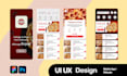 create mobile app and website uiux designs in figma