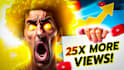 design clickbait youtube thumbnail, vibrant thumbnail