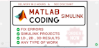 do matlab programming coding, simulink, image  assignment