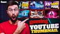 design youtube free fire thumbnail at cheap price