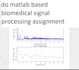 do matlab based biomedical signal processing assignment