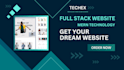 be your frontend and backend full stack web developer, experienced in mern stack