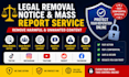 takedown,remove,delete defaming harassing mass report instagram facebook youtube