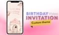 make a video invitation for your kids birthday party