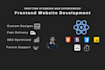 build the frontend of you web application using react