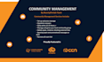 do community management at telegram, discord, and twitter