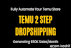 setup temu seller account, temu product listing and manage