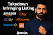 takedown delete copied and infringing product listing under dmca