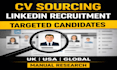 do CV sourcing and recruitment lead generation using linkedin boolean search