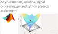 do your matlab, simulink, signal processing gui and python projects assignment