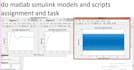 do matlab simulink models and scripts assignment and task