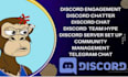 be discord moderator, discord chat, telegram chat, discord chatter