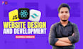be your full stack web developer using html css, javscript, reactjs, tailwind