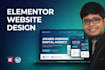 design elementor website redesign landing page using elementor pro