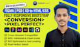 convert figma to html, psd to html css bootstrap website