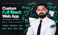 design, develop custom ai saas, mvp, web app, CRM, pos