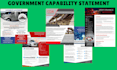 design federal government business capability statement for government contract