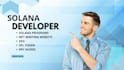 develop solana smart contract, web3 dapp, solidity, rust