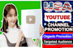 do organic youtube channel promotion for channel monetization