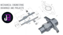 design mechanical 3d model and drawings on solid works