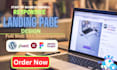 do landing page design or responsive html and wordpress landing page design