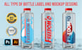 do bottle label design water bottle and juice label designs