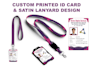 design print ready id card for school company or office