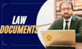 provide professional legal research and document drafting