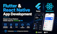 develop flutter and react native mobile apps