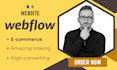 create your dream webflow ecommerce store