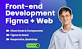 be your front end developer, figma to react, nextjs with tailwindcss