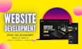 be your frontend web developer in HTML, CSS, javascript, bootstrap