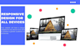 create a custom page with HTML , CSS and javascript