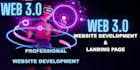 develop web3 website, landing page and metaverse website