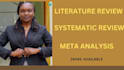 do comprehensive systematic review and meta analysis