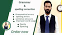 proofread, grammar check, and spell check your document