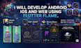develop flutter games for android ios and web using flutter flame