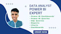 create interactive power bi dashboards and reports